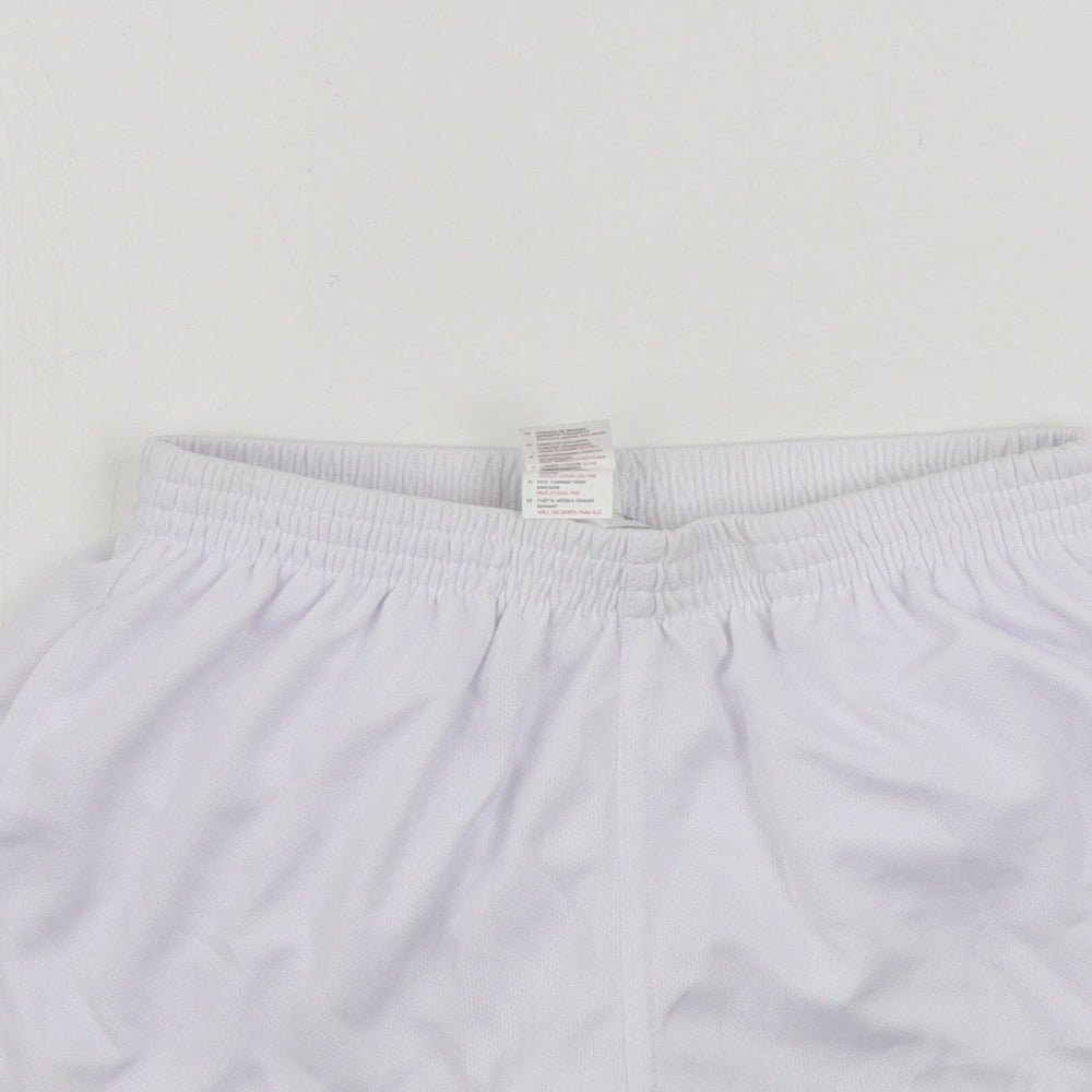 AWD  Boys White   Sweat Shorts Size 12-13 Years
