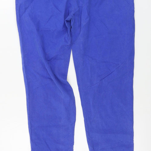 bam Womens Blue   Chino Trousers Size 10 L26 in