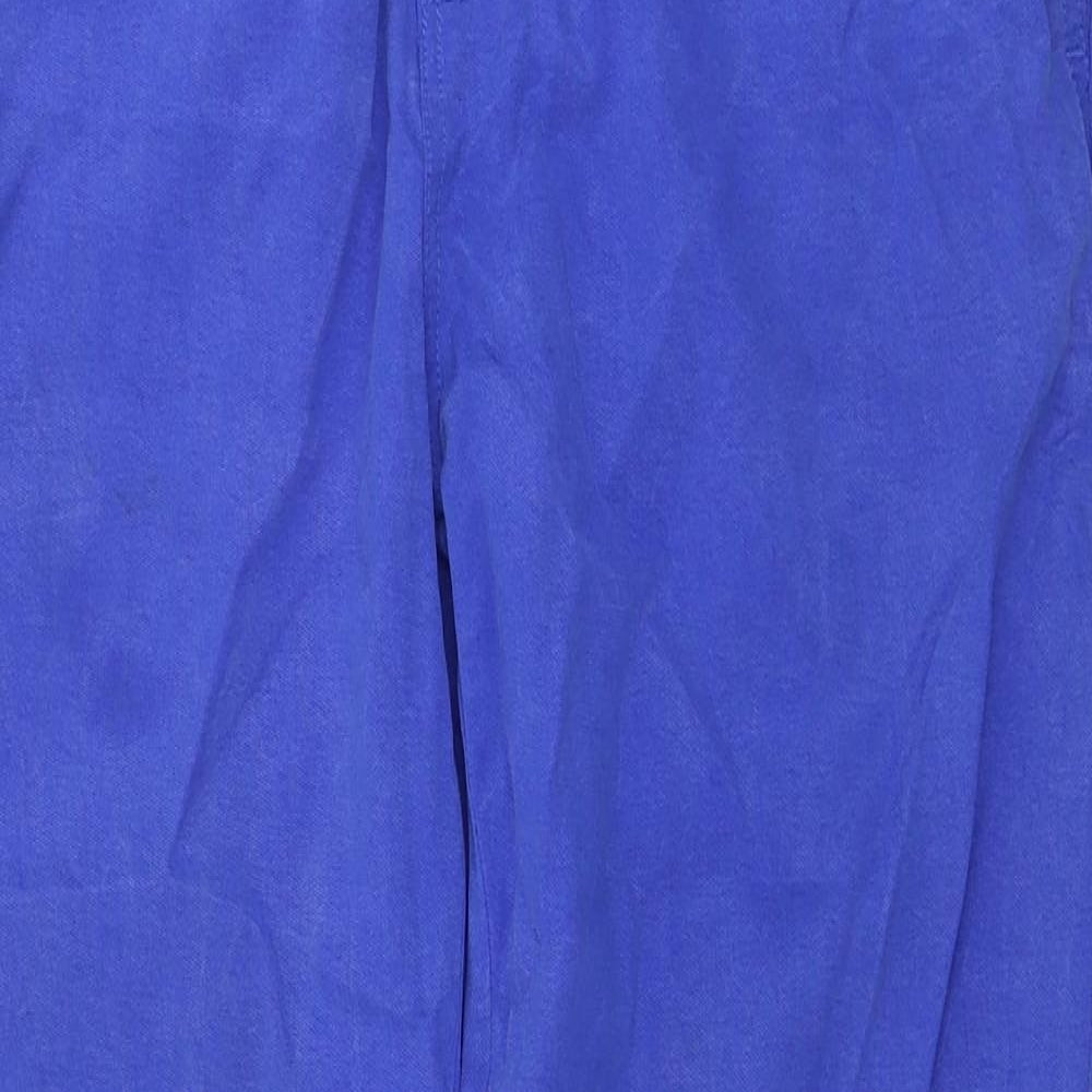 bam Womens Blue   Chino Trousers Size 10 L26 in