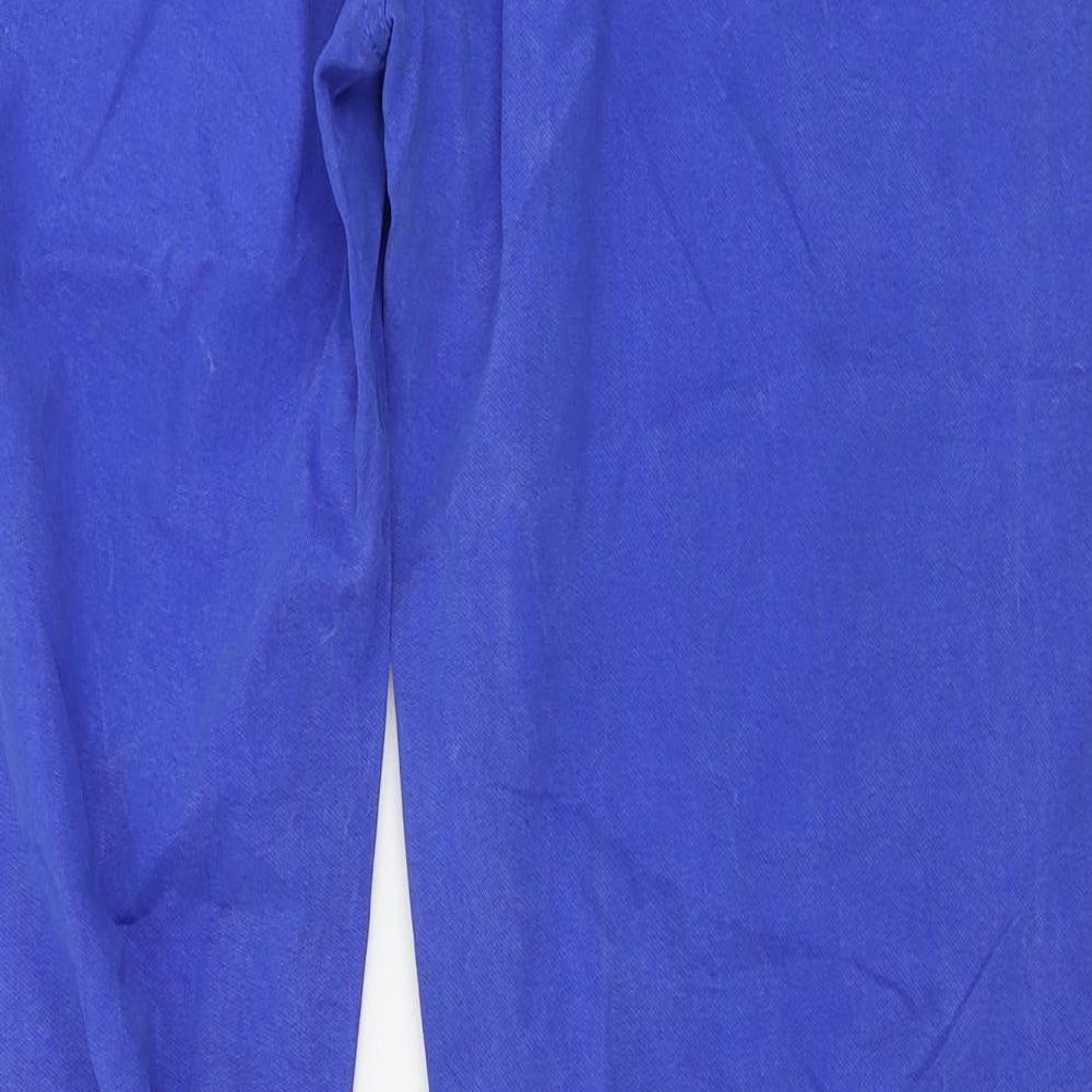 bam Womens Blue   Chino Trousers Size 10 L26 in