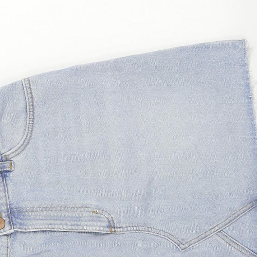 Preworn  Womens Blue   A-Line Skirt Size 30 in