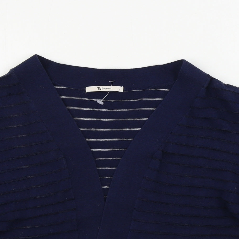 TU Womens Blue   Cardigan Jumper Size 12