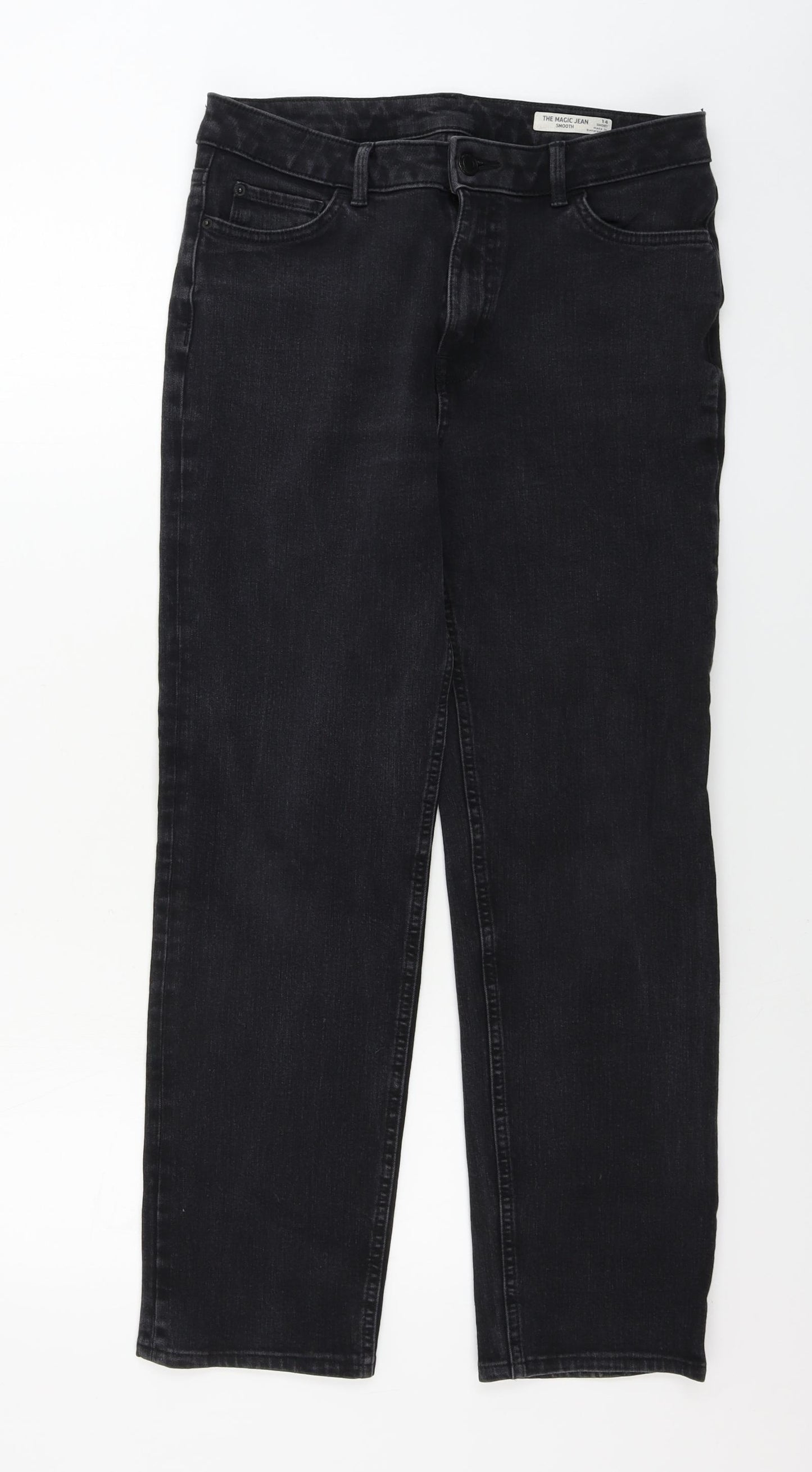 Marks and Spencer  Womens Beige   Straight Jeans Size 14 L26 in