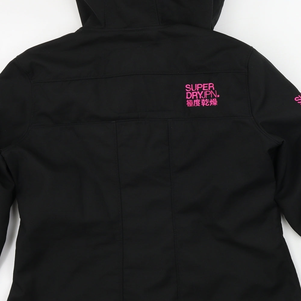 Superdry Mens Black   Jacket Coat Size M