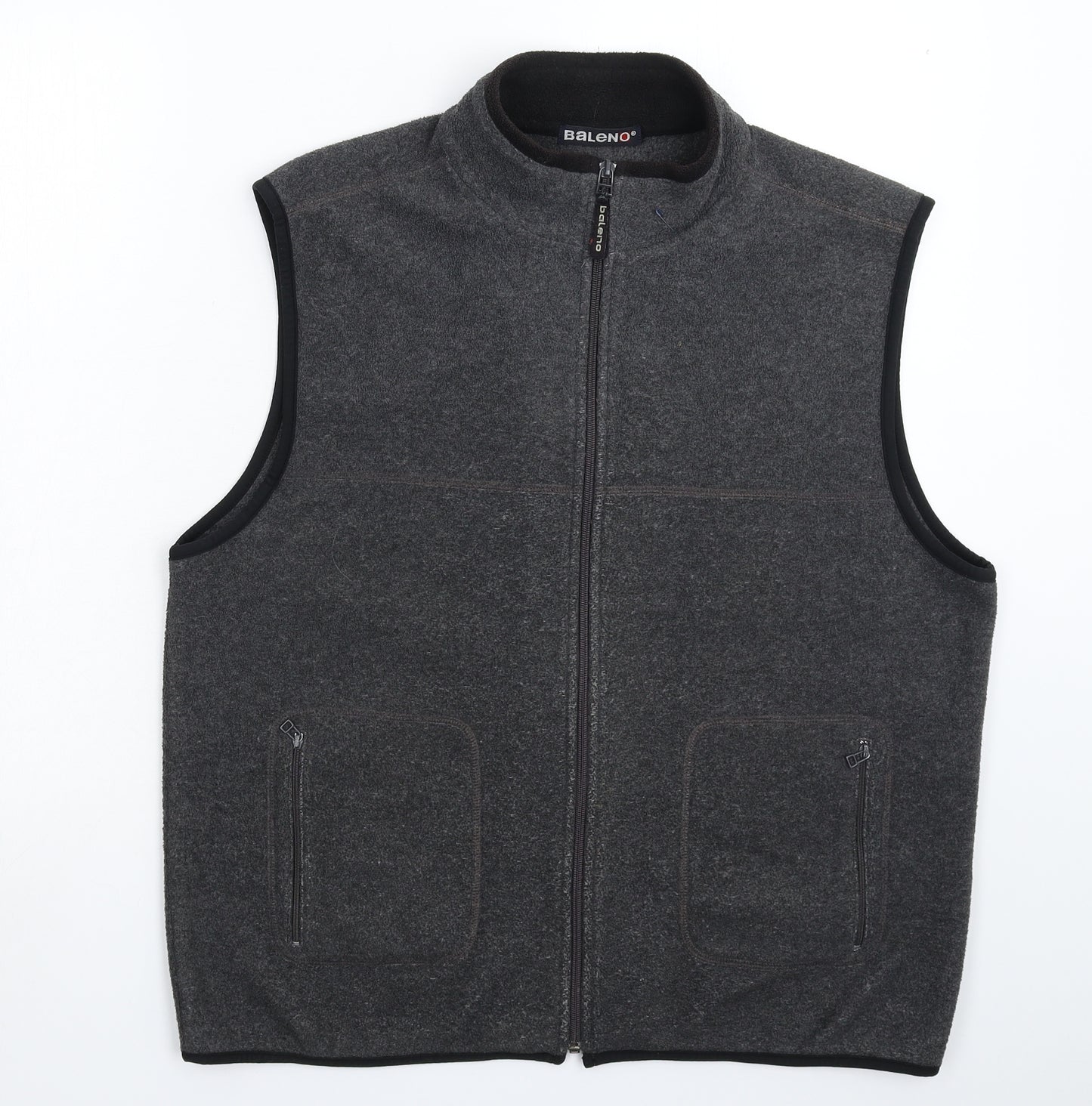 Baleno Mens Grey  Fleece Gilet Jacket Size L