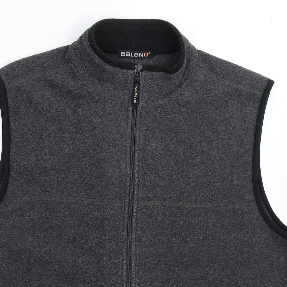 Baleno Mens Grey  Fleece Gilet Jacket Size L