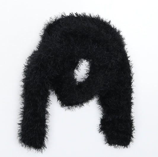 Preworn Girls Black   Scarf Scarves & Wraps One Size