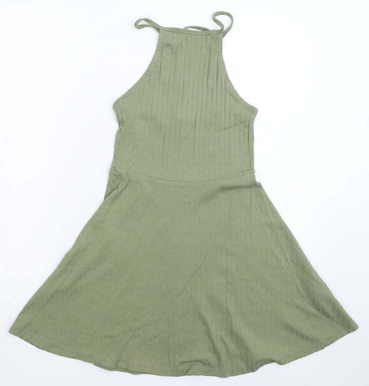 FOREVER 21 Womens Green   Fit & Flare  Size S