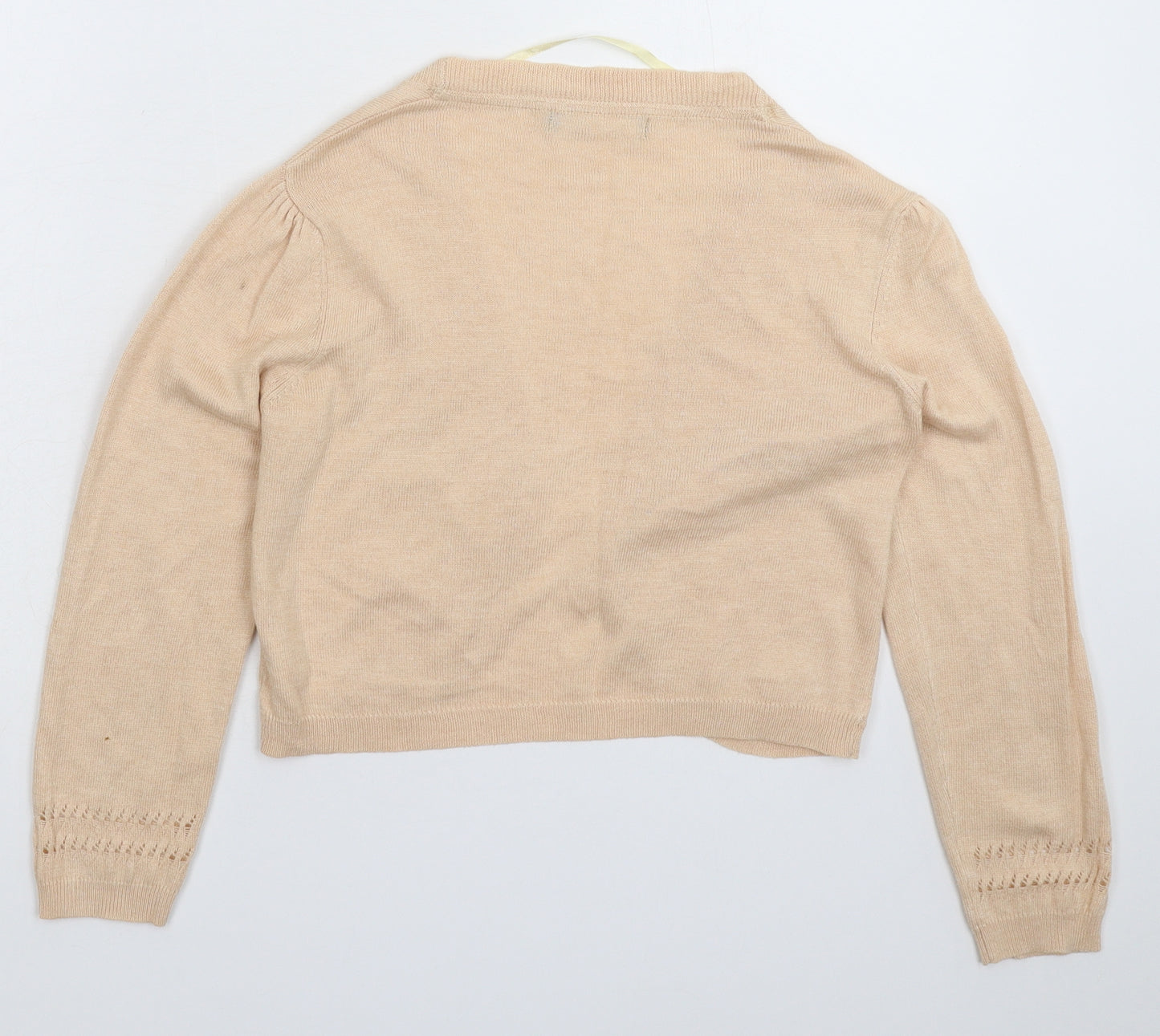 Atmosphere Womens Beige  Knit Cardigan Jumper Size 8