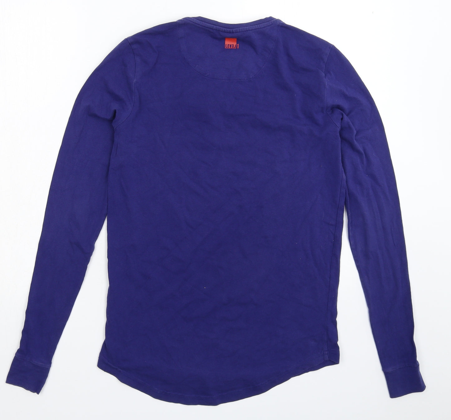 Level Mens Blue    T-Shirt Size XS