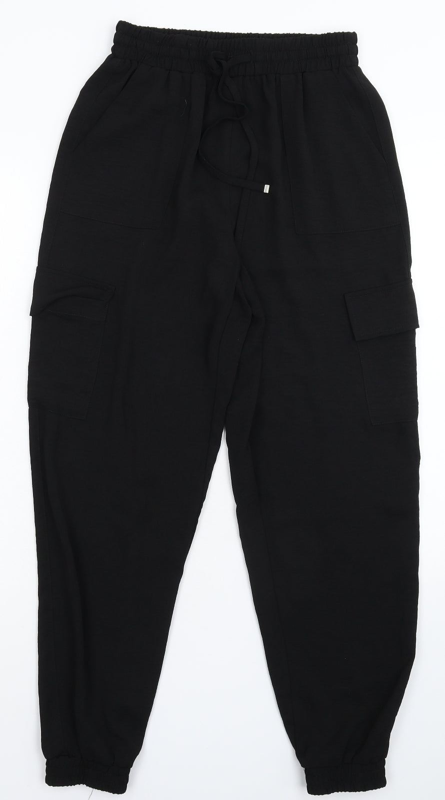 New Look Womens Black   Cargo Trousers Size 6 L26 in