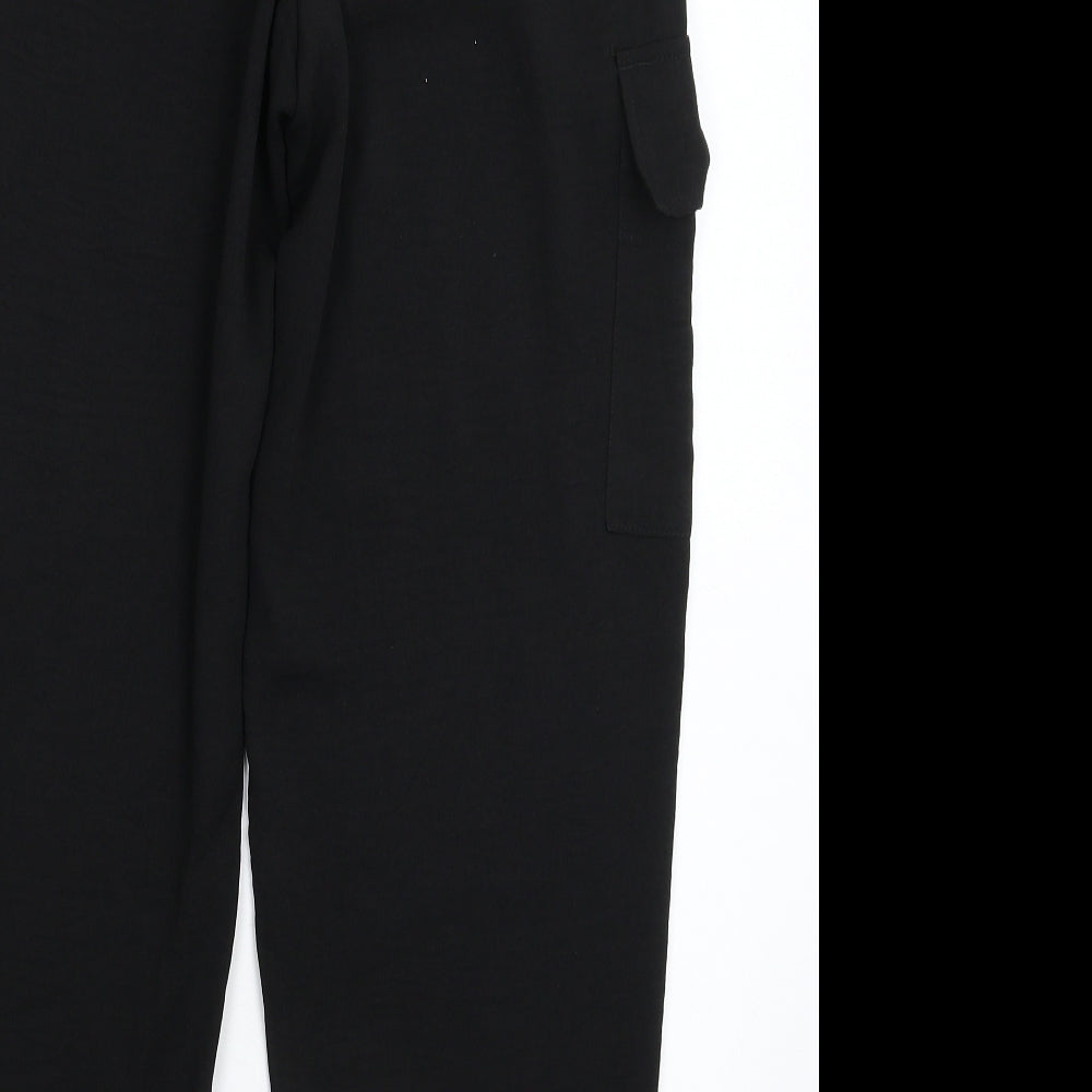New Look Womens Black   Cargo Trousers Size 6 L26 in