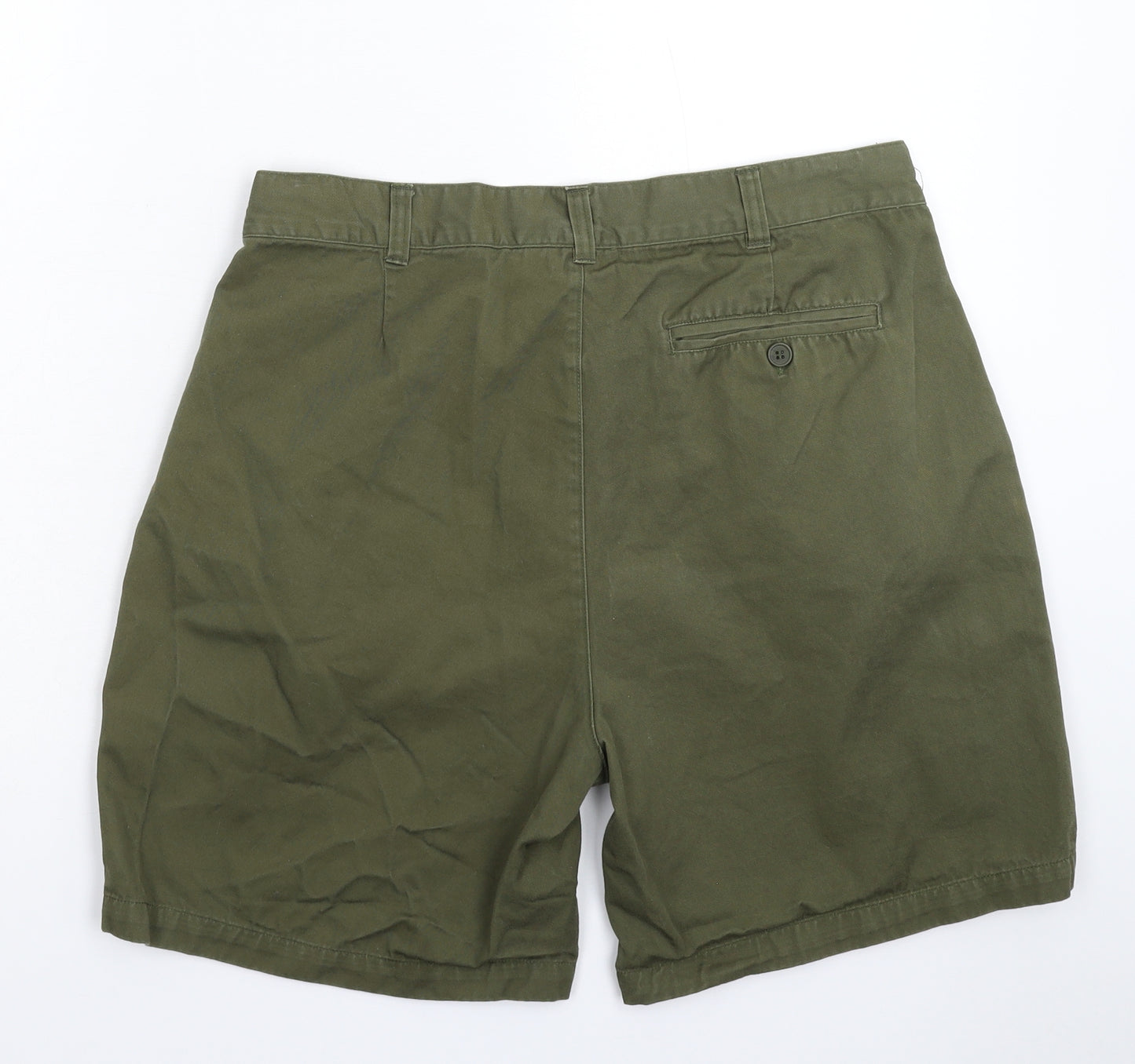 Brooker Mens Green   Chino Shorts Size 32