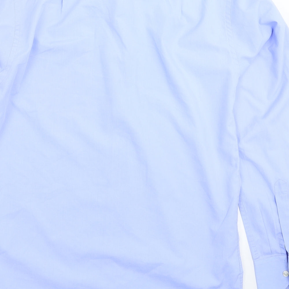 Marks and Spencer Mens Blue    Dress Shirt Size 14.5