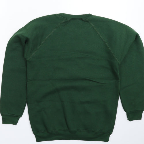 1st Class Clothes Boys Green   Pullover Sweatshirt Size 11-12 Years