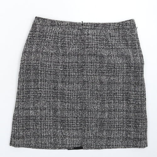 BHS Womens Grey   A-Line Skirt Size 10