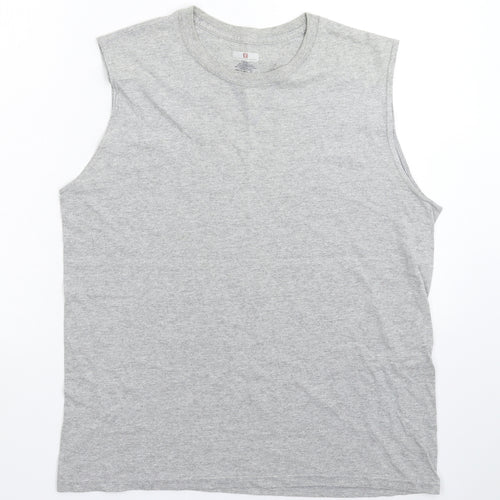 Preworn Mens Grey    T-Shirt Size S