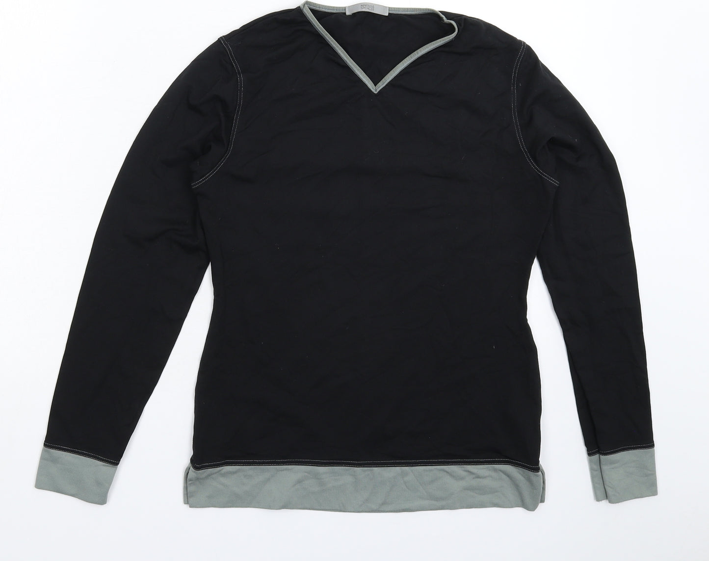 Marks and Spencer Womens Black   Pullover Jumper Size 14