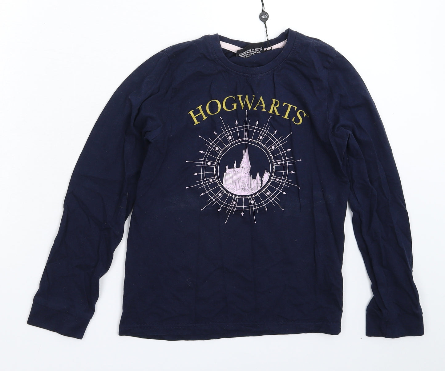 Harry Potter Boys Blue   Basic T-Shirt Size 9-10 Years