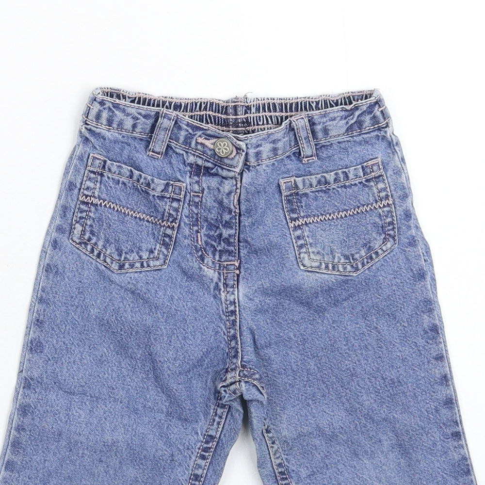 George Baby Blue  Denim Capri Jeans Size 12-18 Months
