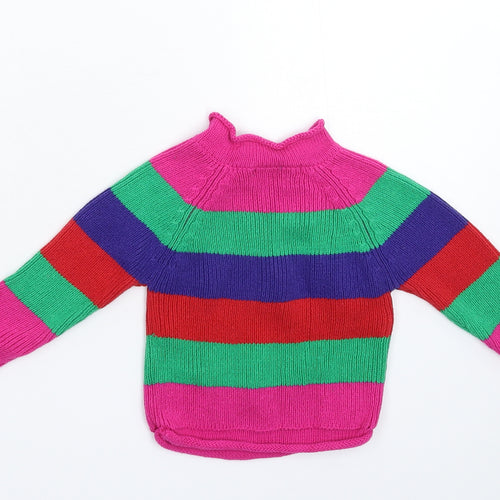 Earlydays Baby Multicoloured Striped Knit Pullover Jumper Size 12-18 Months