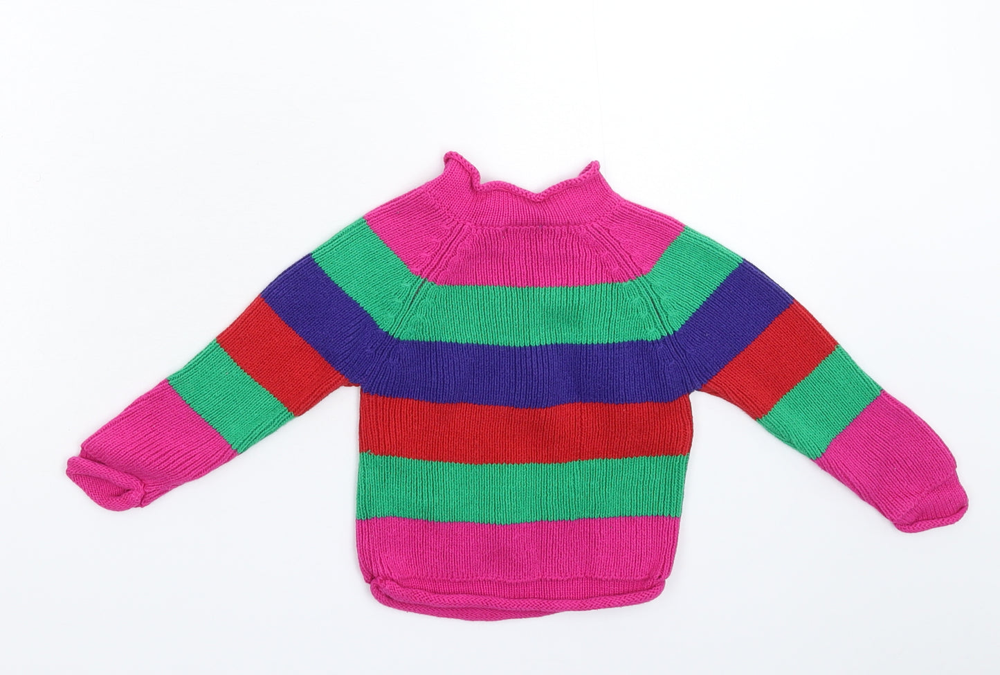 Earlydays Baby Multicoloured Striped Knit Pullover Jumper Size 12-18 Months