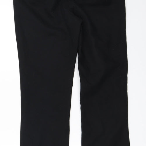 Michel Rene Womens Black   Trousers  Size 40 L28 in