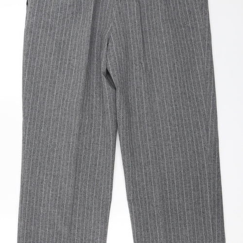 Marks and Spencer Womens Grey   Trousers  Size 14 L28 in