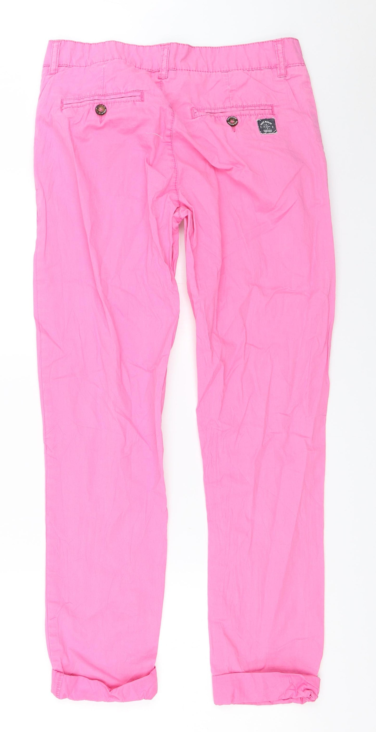 Race Marine Womens Pink   Chino Trousers Size 34 L27 in
