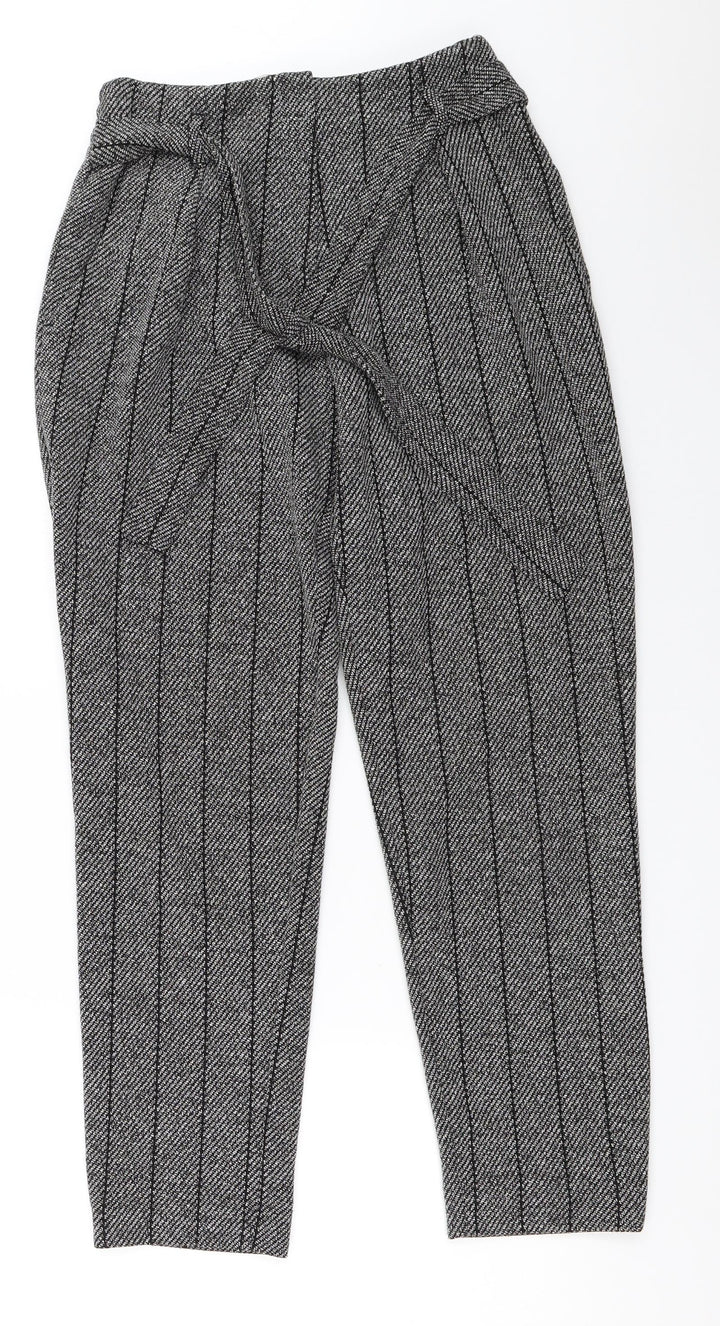 River Island Womens Black   Capri Trousers Size 8 L26 in