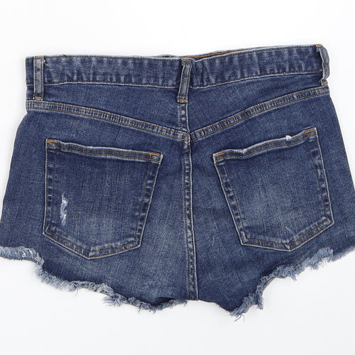 H&M Womens Blue   Hot Pants Shorts Size 36