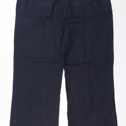 Per Una Womens Blue   Trousers  Size 20 L28 in