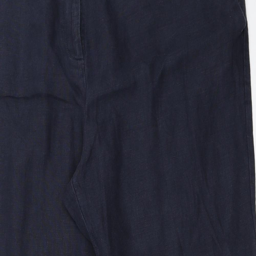 Per Una Womens Blue   Trousers  Size 20 L28 in