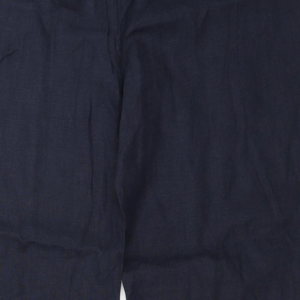 Per Una Womens Blue   Trousers  Size 20 L28 in