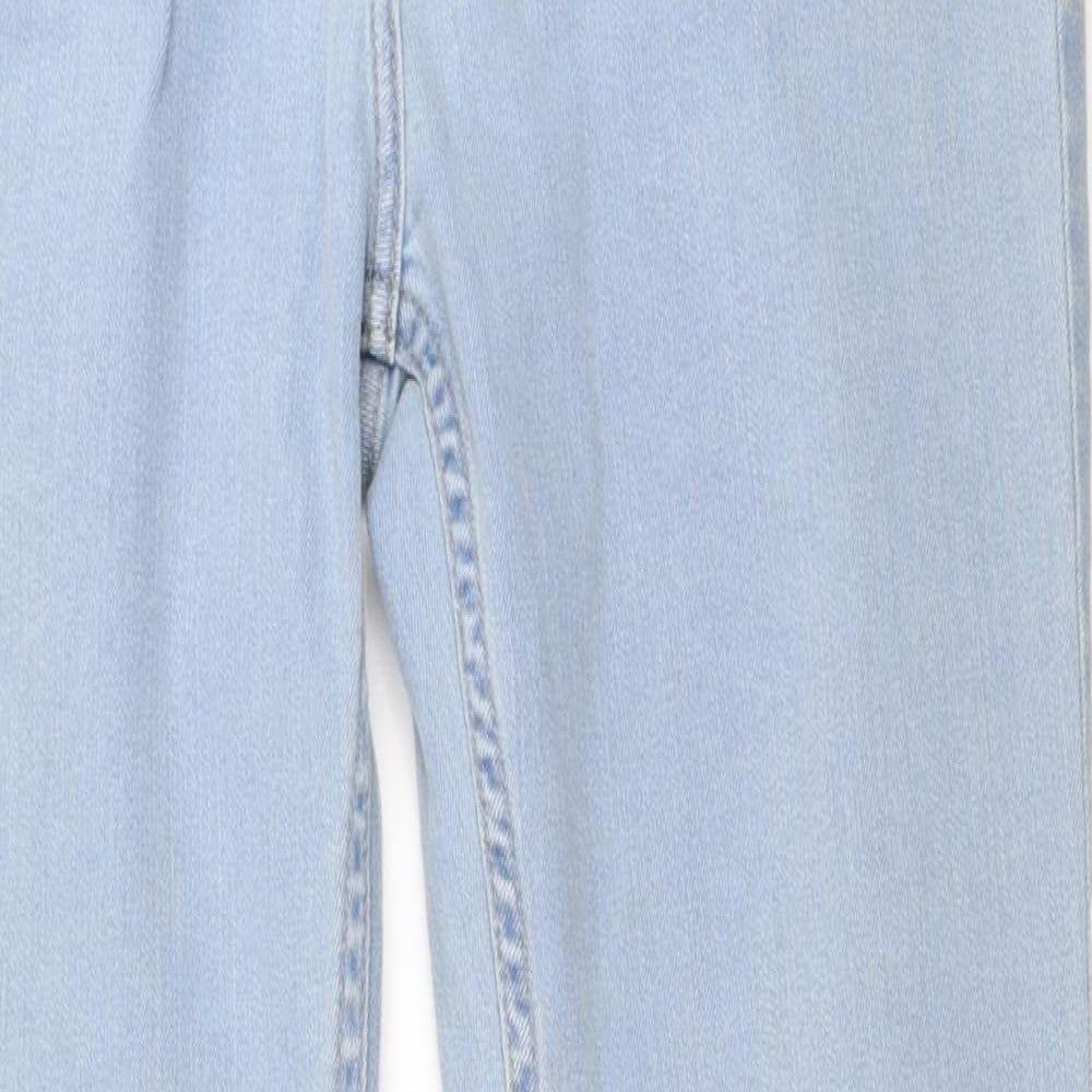 Marks and Spencer Womens Blue   Straight Jeans Size 12 L30 in