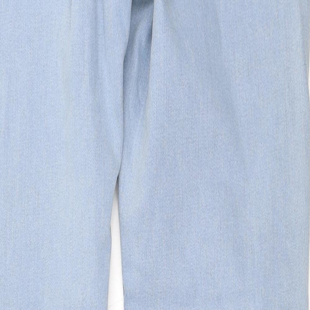 Marks and Spencer Womens Blue   Straight Jeans Size 12 L30 in