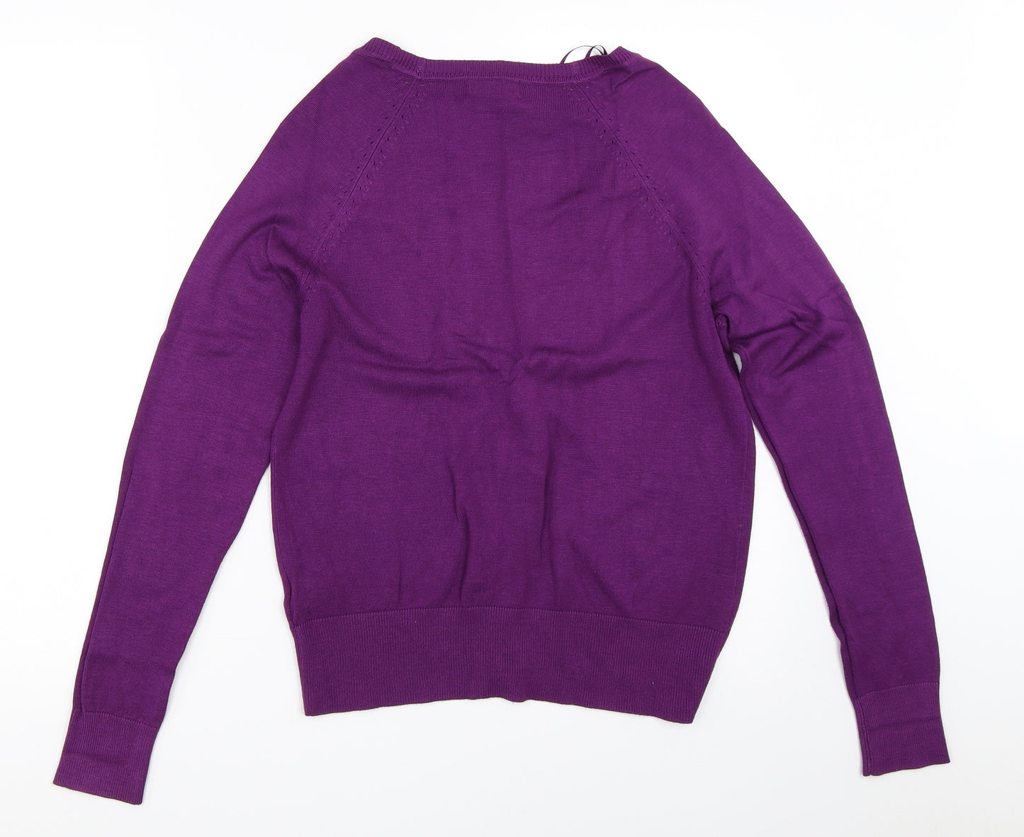 New Look Womens Purple   Cardigan Jumper Size 12