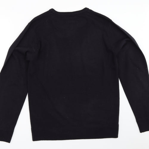 Hutson Harbour Mens Blue   Pullover Jumper Size M