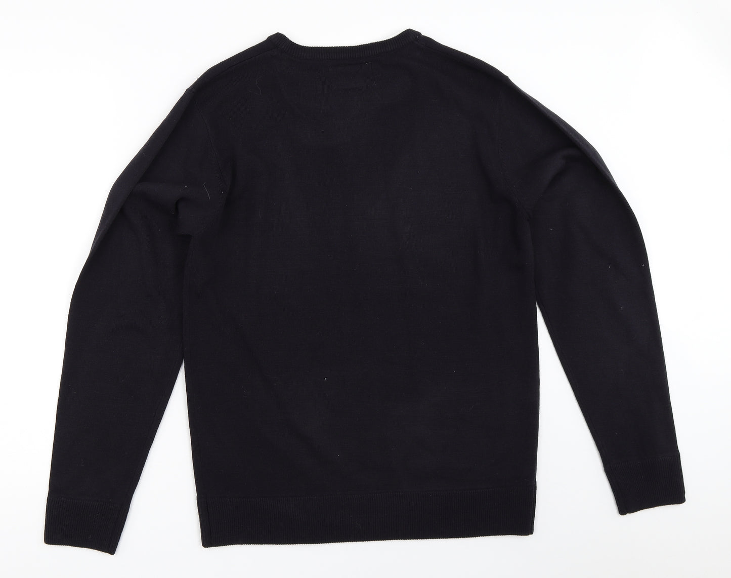 Hutson Harbour Mens Blue   Pullover Jumper Size M