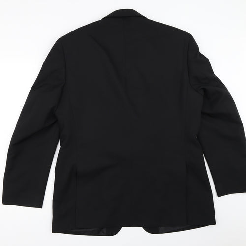 Pinstripe Mens Black   Jacket Blazer Size 42