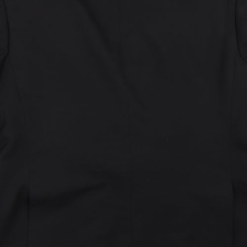Pinstripe Mens Black   Jacket Blazer Size 42