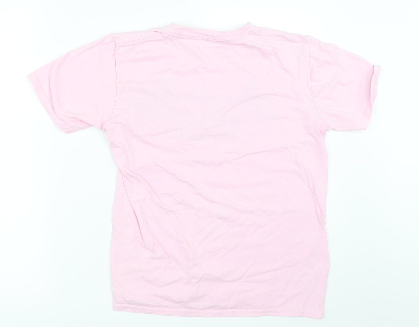Gildan Girls Pink   Basic T-Shirt Size XL