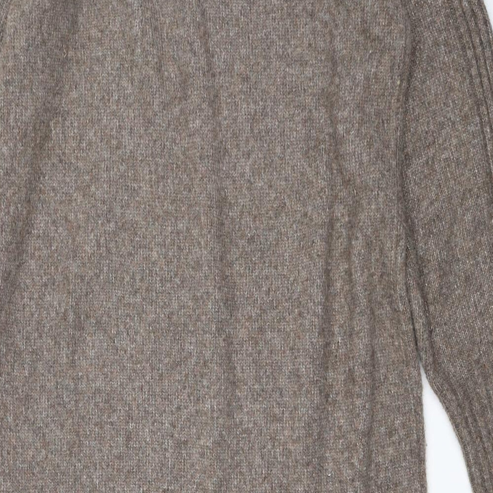 H&M Womens Brown   Jumper Dress  Size S
