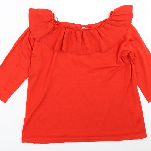 Papaya Womens Red   Pullover Jumper Size 18