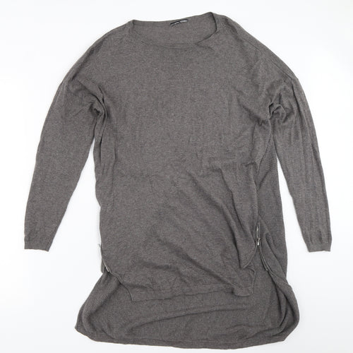 Warehouse Womens Grey   Pullover Jumper Size 10