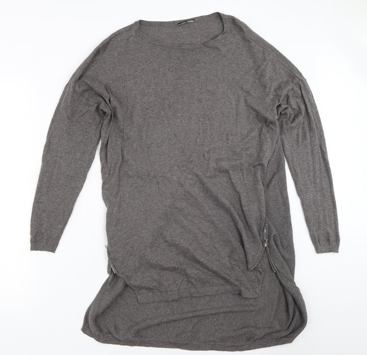Warehouse Womens Grey Pullover Jumper Size 10