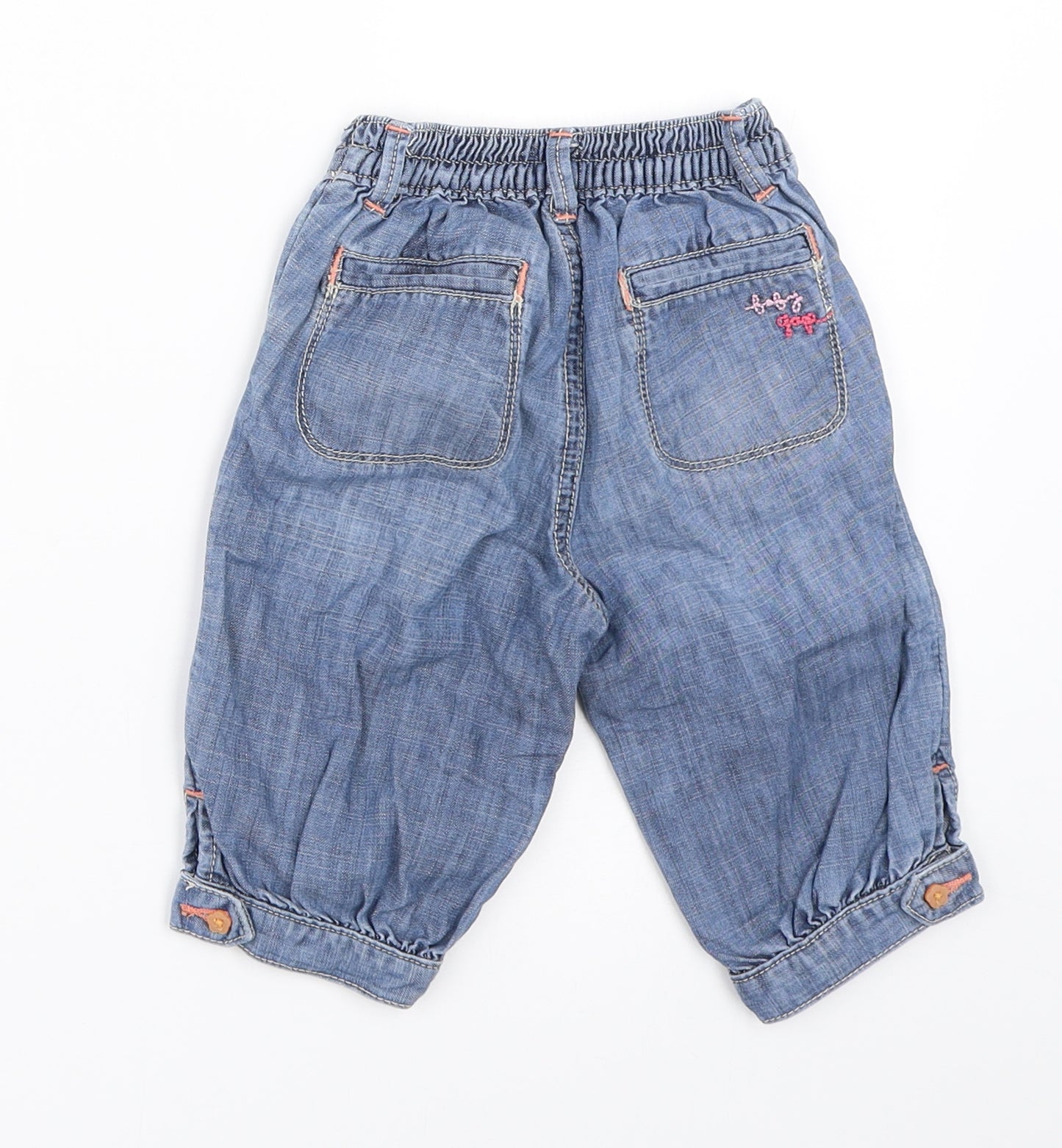 Gap Girls Blue  Denim Capri Jeans Size 18-24 Months
