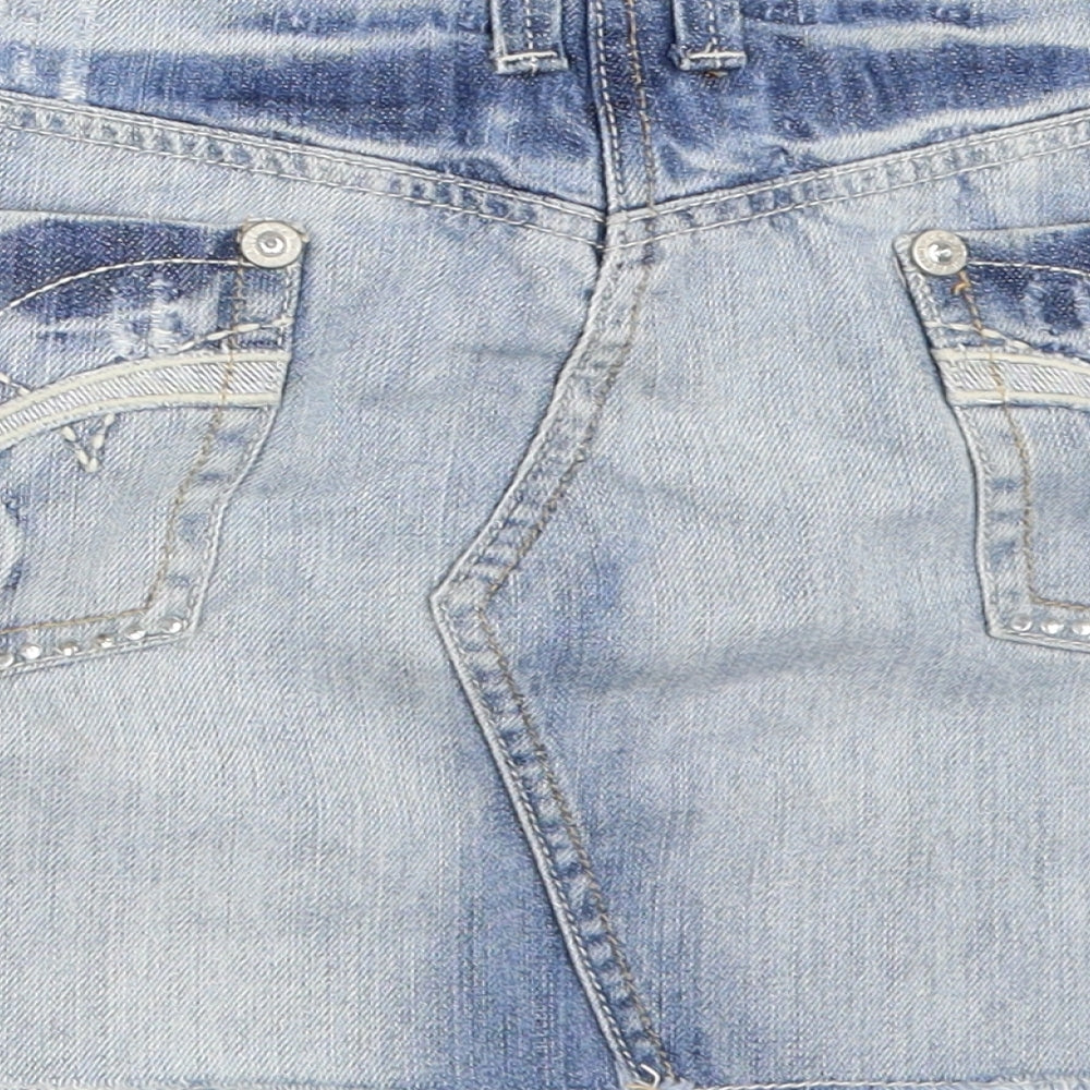 Generation Girls Blue  Denim Mini Skirt Size 14 Years