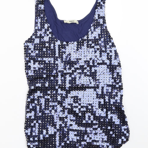 Oasis Womens Blue   Basic Blouse Size S
