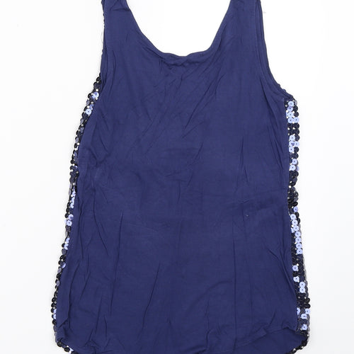Oasis Womens Blue   Basic Blouse Size S